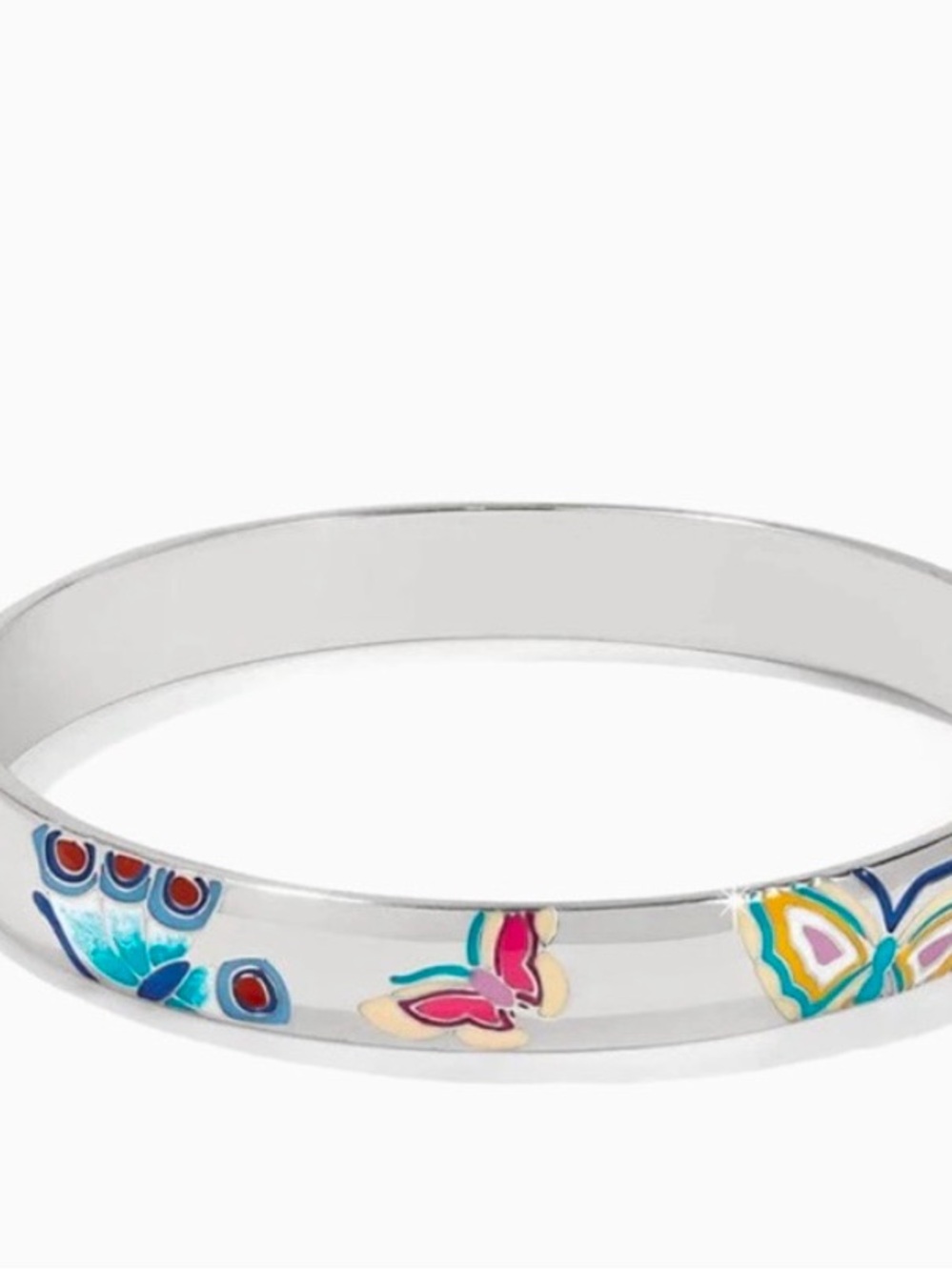 Brighton Kyoto in Bloom enamel butterfly bangle JF0181